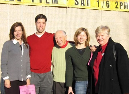 Evelyn Farkas (left) with her parents and siblings